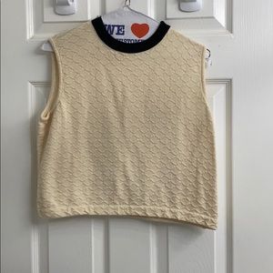 St. John Knit vintage sweater tank top